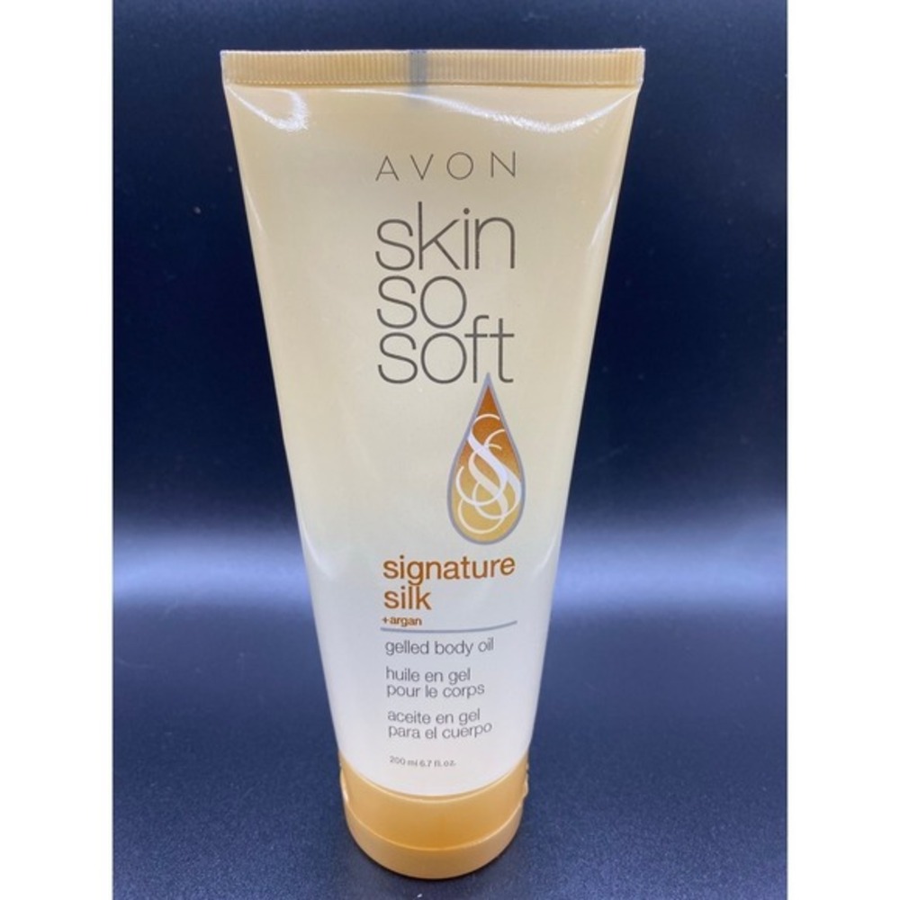 NEW Avon Skin So Soft Signature Silk Gelled Body Oil 6.7fl oz *RETIRED*‎